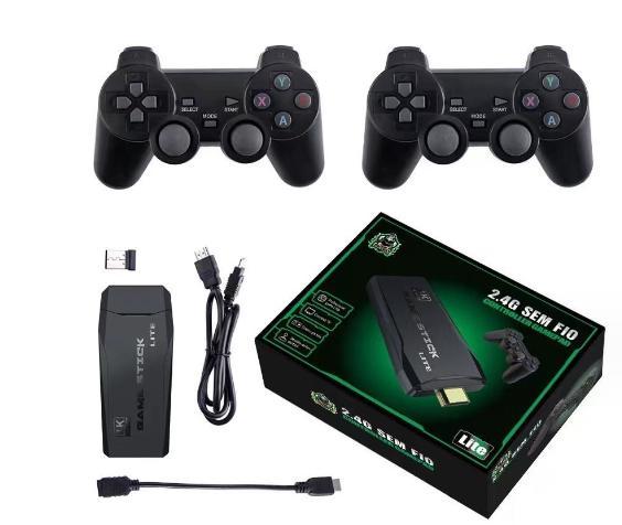 Video Game Retro Stick 20mil Jogos 2 Controles Sem Fio  - M8 64G consola de jogos